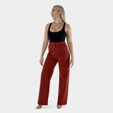 Impact Wide Leg Pants - Burnt Sienna