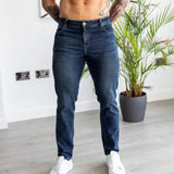 Active Tapered Slim Fit Jeans - Deep Indigo