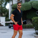 Ultra-Stretch 5" Chino Shorts - Cherry Red