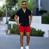 Ultra-Stretch 5" Chino Shorts - Cherry Red