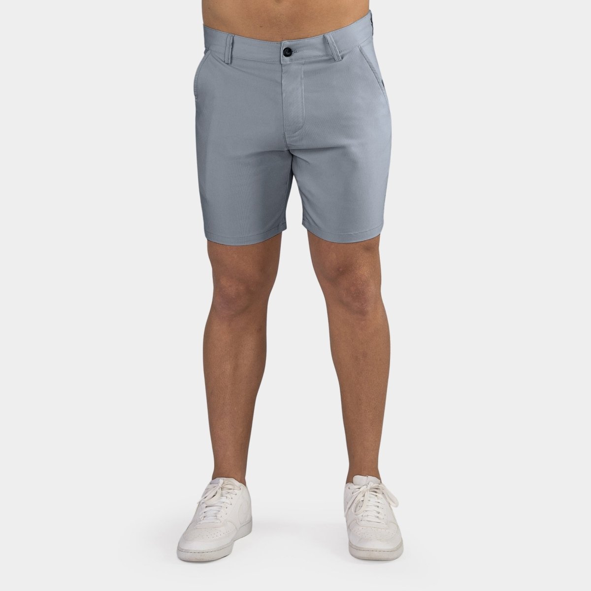 Best Slim Fit 7" Length Mens Chino Shorts Golf Stretch Lightweight