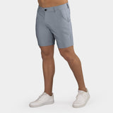 Muscle Fit 7" Chino Shorts Light Grey