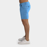 Ultra-Stretch 7" Chino Shorts - Sky Blue