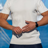 Deluxe Stretch Knit T-Shirt - Stone