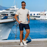 Deluxe Stretch Knit T-Shirt - Stone