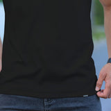 Deluxe Stretch V-Neck T-Shirt - Black