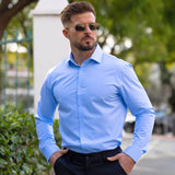 Performance Bamboo Dress Shirt - Sky Blue