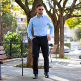 Performance Bamboo Dress Shirt - Sky Blue