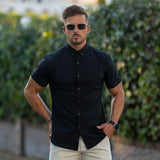 Performance Bamboo Short Sleeve Shirt - Black