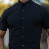 Performance Bamboo Short Sleeve Shirt - Black