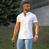 Performance Bamboo Short Sleeve Shirt - White