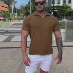 Best Muscle Fit Polo Online Store Casual Bodybuilder clothing shop australia