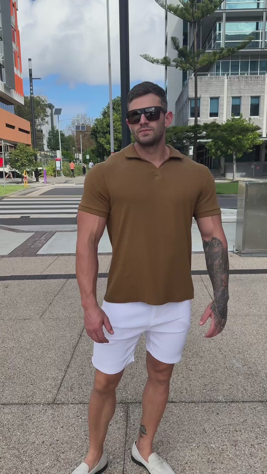 Best Muscle Fit Polo Online Store Casual Bodybuilder clothing shop australia