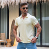Butter Yellow Lemon Polo Shirt open collar modern slim fit stylish