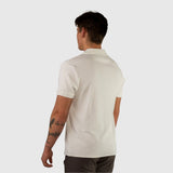 Stretch Knit Polo - White