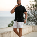 Best muscle fit stretch short sleeve shirt brand australia