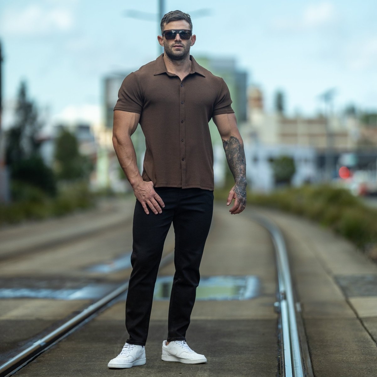 Best Shirt For Bodybuilders Date Night Shows Off Muscles