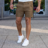 Ultra-Stretch 5" Chino Shorts - Mocha Brown