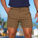 Ultra-Stretch 5" Chino Shorts - Mocha Brown