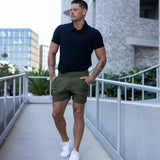 Ultra-Stretch 5" Chino Shorts - Olive