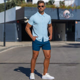 Ultra-Stretch 5" Chino Shorts - Teal