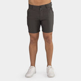 Ultra-Stretch 7" Chino Shorts - Charcoal