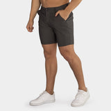 Ultra-Stretch 7" Chino Shorts - Charcoal