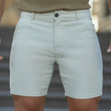 Ultra-Stretch 7" Chino Shorts - Cream