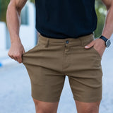 Ultra-Stretch 7" Chino Shorts - Mocha Brown