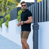Ultra-Stretch 7" Chino Shorts - Mocha Brown