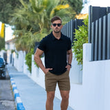 Ultra-Stretch 7" Chino Shorts - Mocha Brown