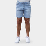 Ultra Stretch 7" Denim Shorts - Arctic Blue