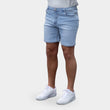 Mens Light Blue Slim Fit Stretch Denim Shorts 7" Inseam Length