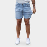 Ultra Stretch 7" Denim Shorts - Arctic Blue