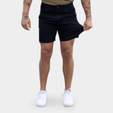 Ultra Stretch 7" Denim Shorts - Black