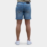 Ultra Stretch 7" Denim Shorts - Blue Wash