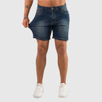 Stretch Mens Denim Slim Fit Shorts