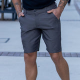 Ultra-Stretch 9” Chino Shorts - Charcoal