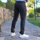 Ultra Stretch Straight Jeans - Ash