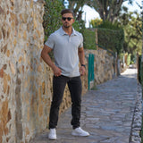 Ultra Stretch Straight Jeans - Ash