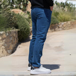 Mens Comfortable straight leg stretch jeans kojo fit