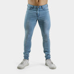 Mens Blue Muscle Fit Jeans