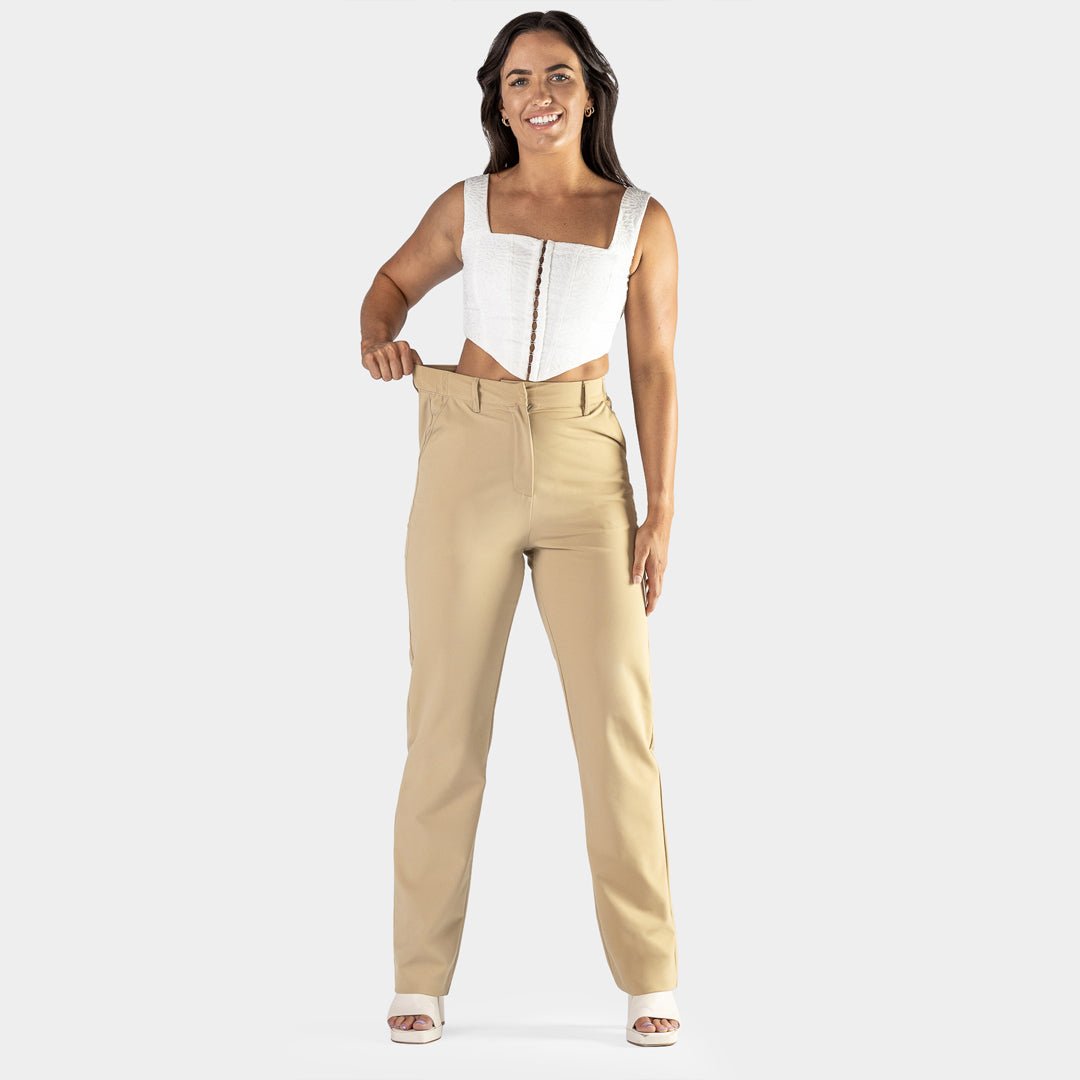 Womens Stretch Waist Work Trousers