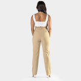 Comfortable Work Slacks Light Brown