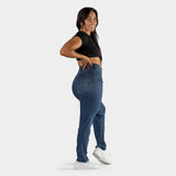 Impact High Waist Straight Leg Jeans - Indigo