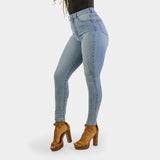 Impact High Waisted Skinny Jeans - Ice