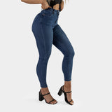 Impact High Waisted Skinny Jeans - Indigo