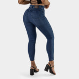 Impact High Waisted Skinny Jeans - Indigo