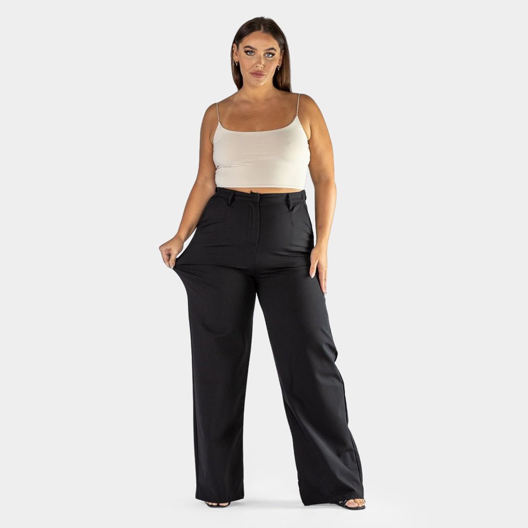 Best Stretch Black Pants For Curve Woman