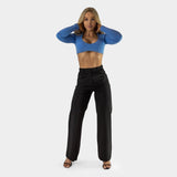 Impact Wide Leg Pants - Black